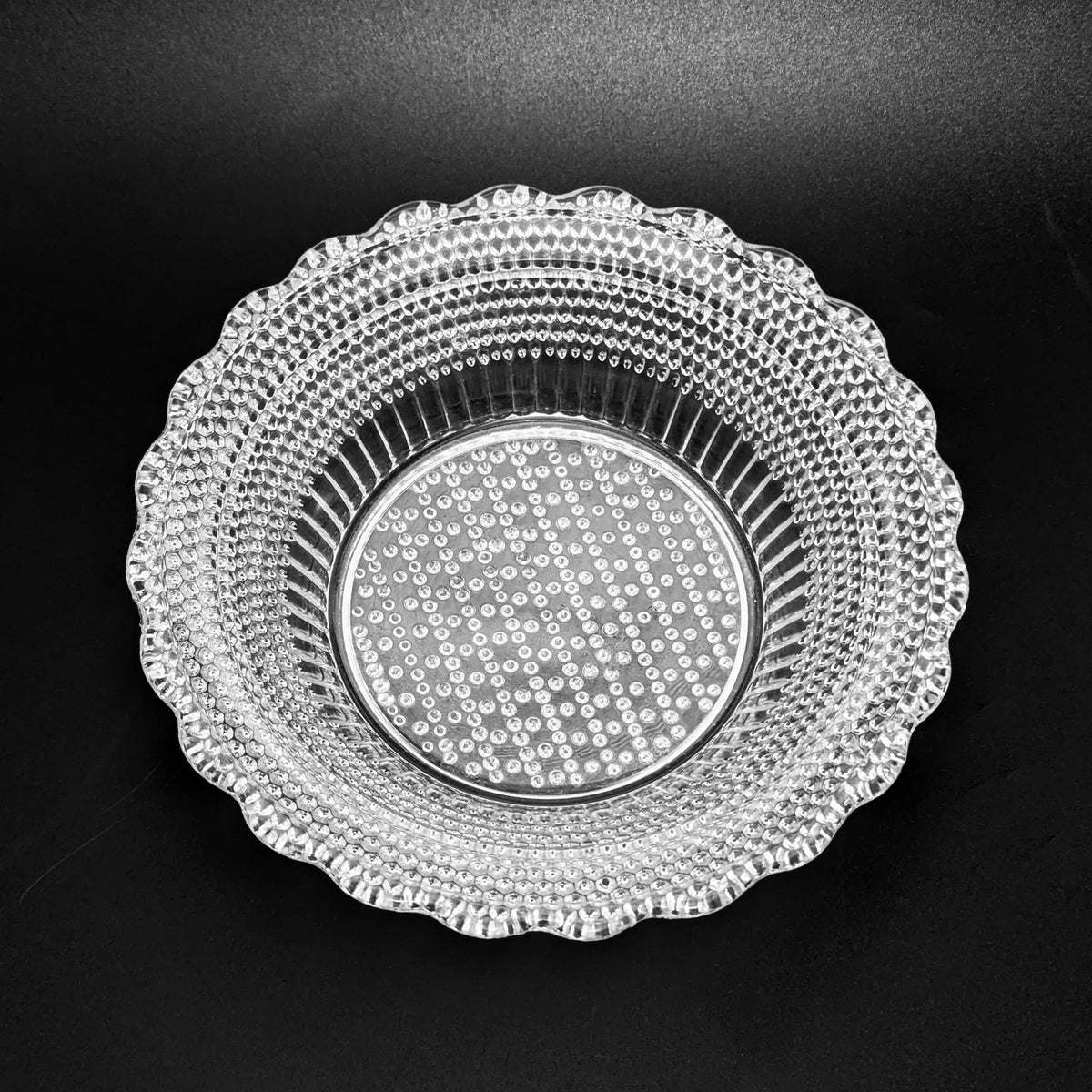 Campbell Jones & Co "Pearl" Dewdrop/Star Round Lidded Butter Dish