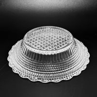 Campbell Jones & Co "Pearl" Dewdrop/Star Round Lidded Butter Dish