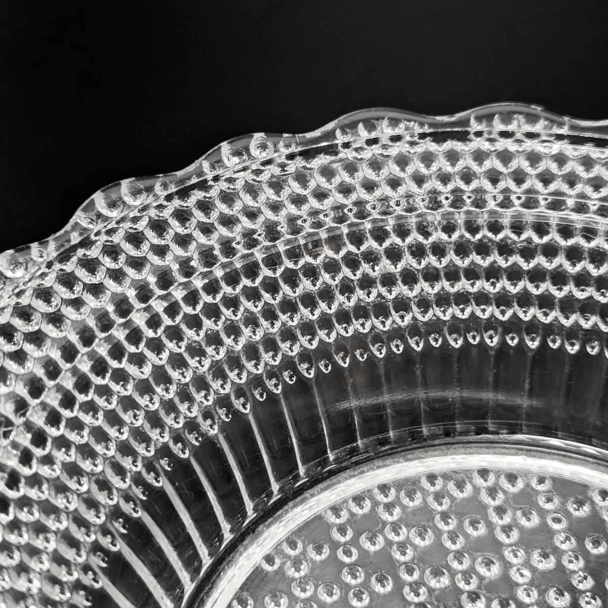 Campbell Jones & Co "Pearl" Dewdrop/Star Round Lidded Butter Dish