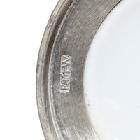 1898 “For the Wedding Feast” German Pewter & Porcelain Lidded Beer Stein