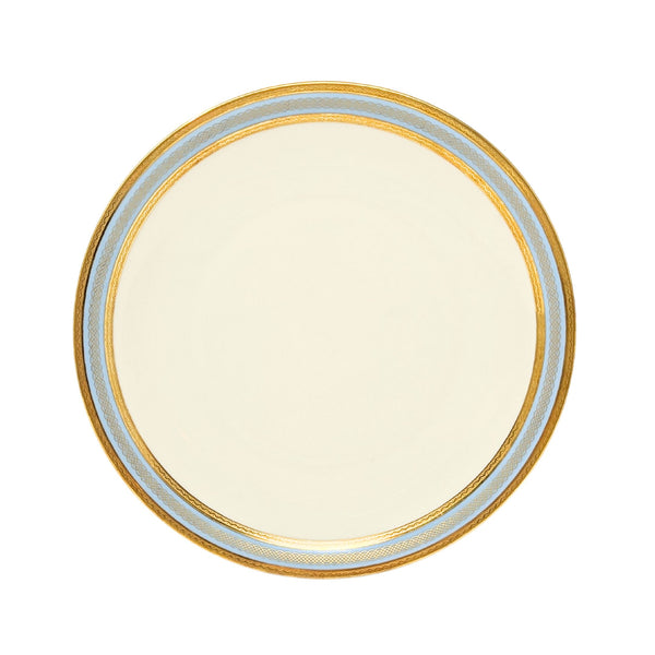 Heinrich & Co. Selb Bavarian Blue & Gold Dinner Plates (12)