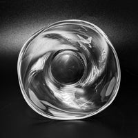 Vintage Orrefors Signed Bird of Paradise 4" Crystal Vase