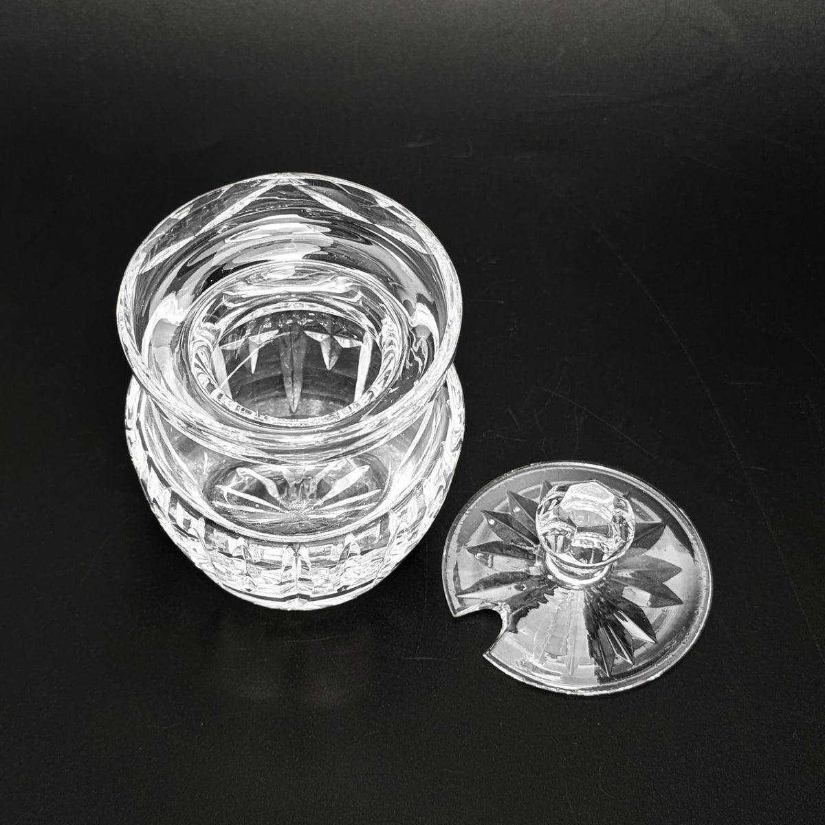 Waterford Crystal 4" Lidded Honey Jar