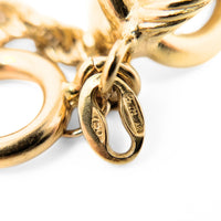 Italian 18K Gold 7" Link Bracelet