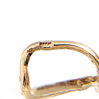 14K Gold 21mm Sand Dollar Pendant