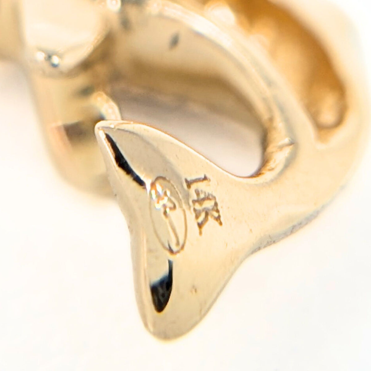 Denny Wong 14K Gold & Diamond Dolphin Stud Earrings