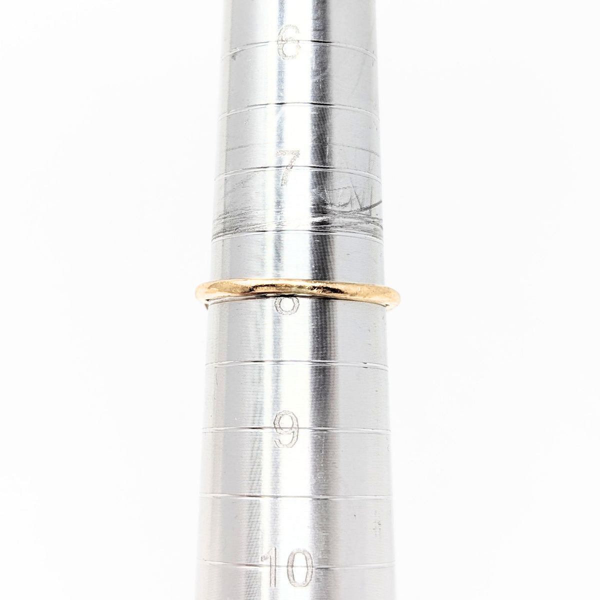 14K Gold Blue Topaz Ring - Size 8