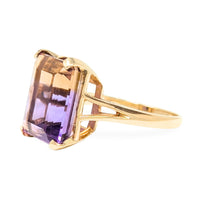 14K Gold 16ct Ametrine Ring - Size 11