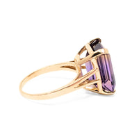 14K Gold 16ct Ametrine Ring - Size 11