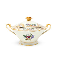 Royal Bayreuth Germany "Nurenberg" Creamer & Lidded Sugar Bowl