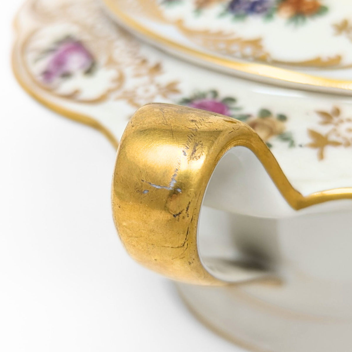 Royal Bayreuth Germany "Nurenberg" Creamer & Lidded Sugar Bowl