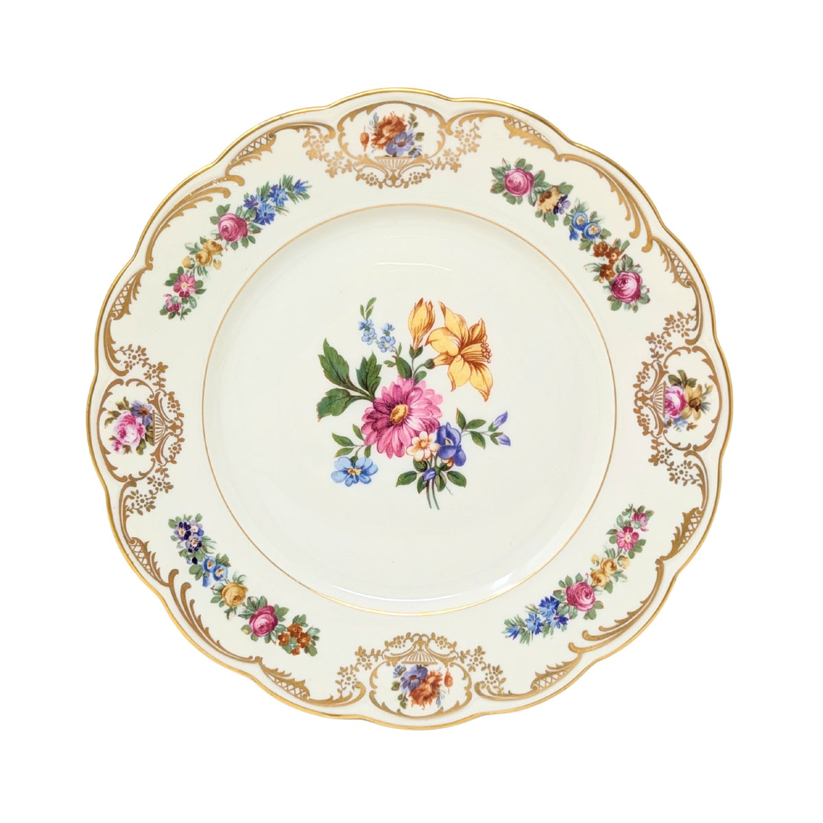 Royal Bayreuth Germany "Nurenberg" Salad Plates (6)