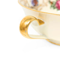 Royal Bayreuth Germany "Nurenberg" Set of 6 Cream Soup Bowls & Saucers (12pcs)