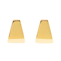14K Gold Polished Oversized Huggie Earrings