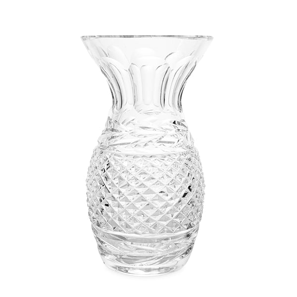 Waterford Crystal "Glandore" 3 7/8" Violet Bud Vase & 5 1/2" Bud Vase (2pcs)