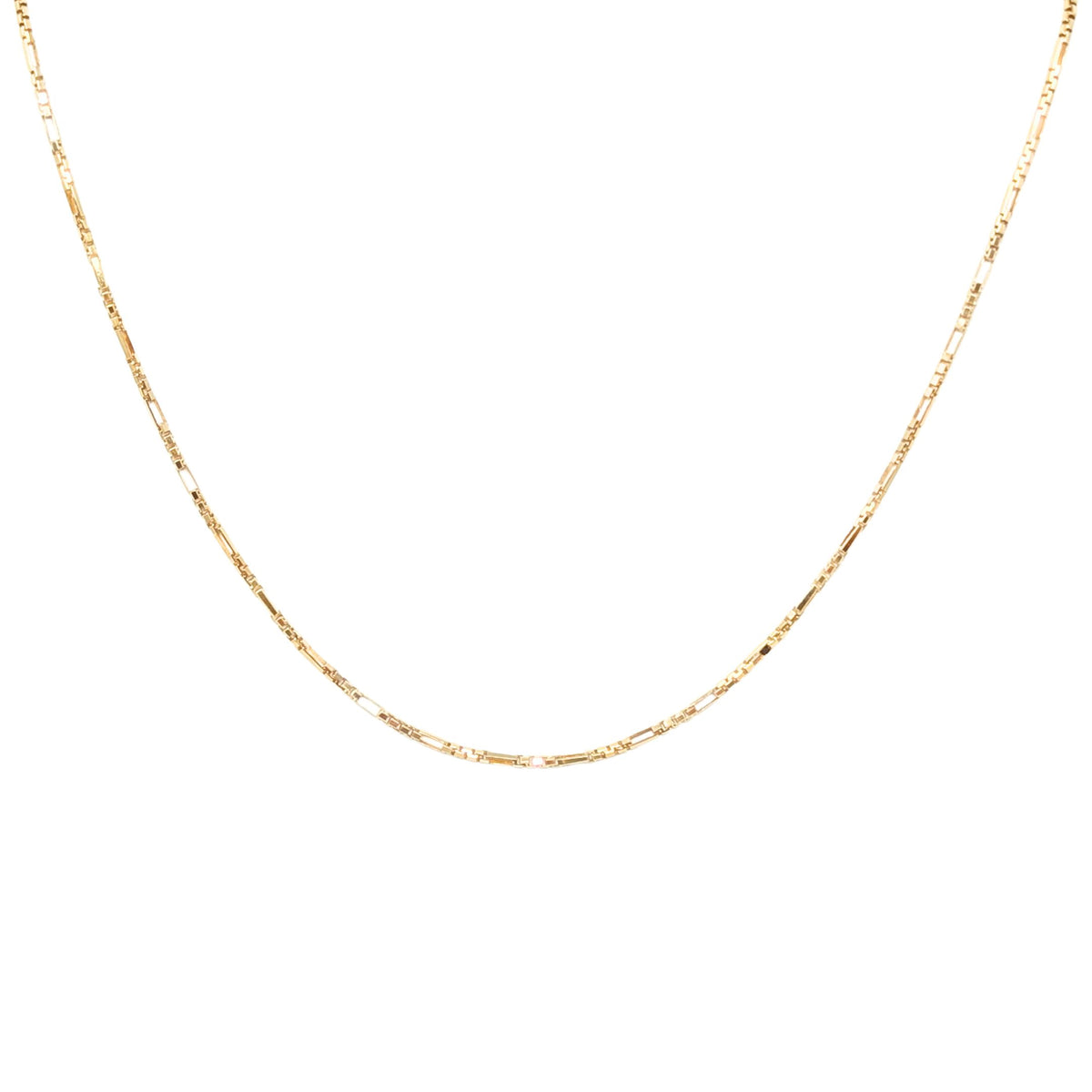 Dolce & Gabbana Italian 14K Gold 18” Box Chain