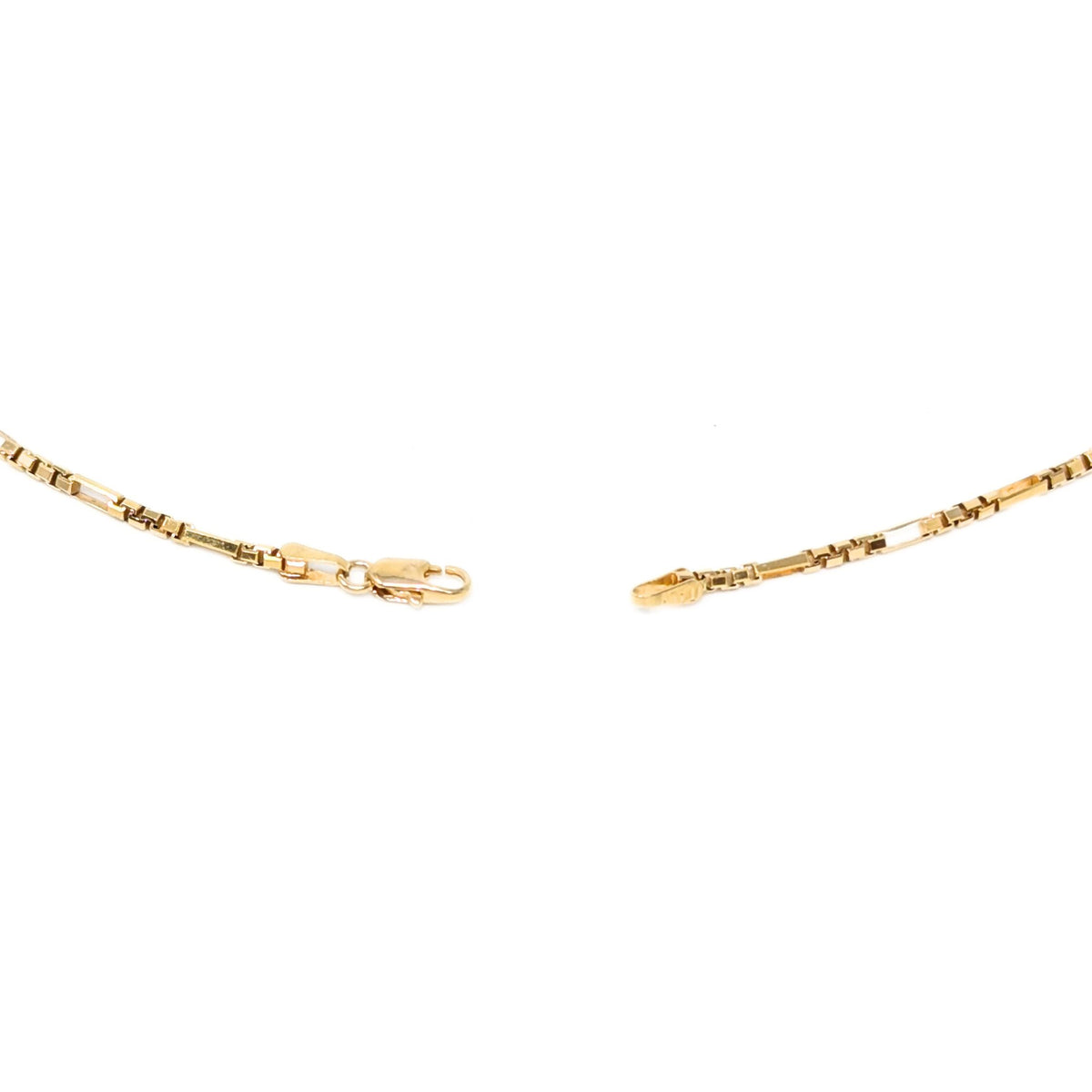 Dolce & Gabbana Italian 14K Gold 18” Box Chain