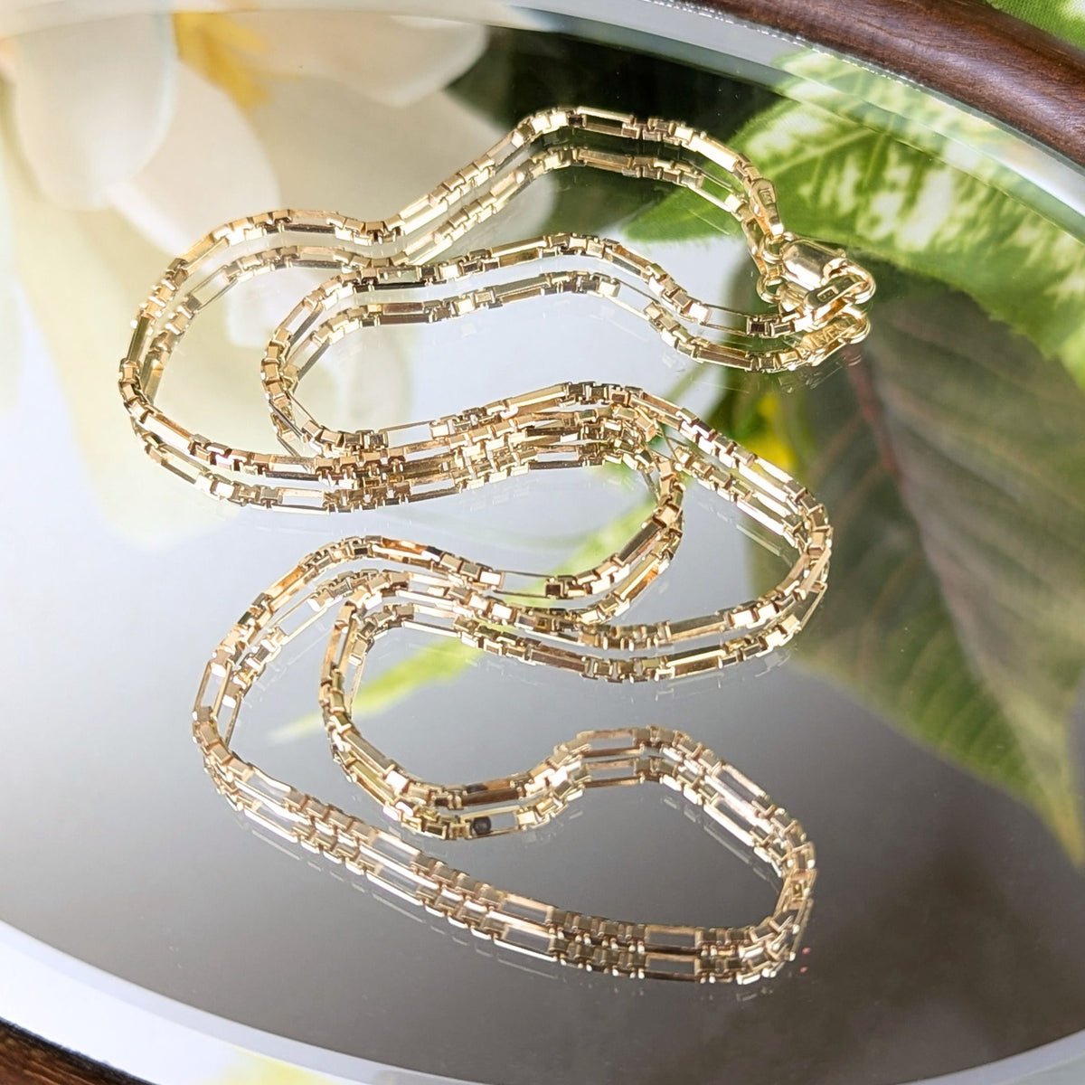 Dolce & Gabbana Italian 14K Gold 18” Box Chain