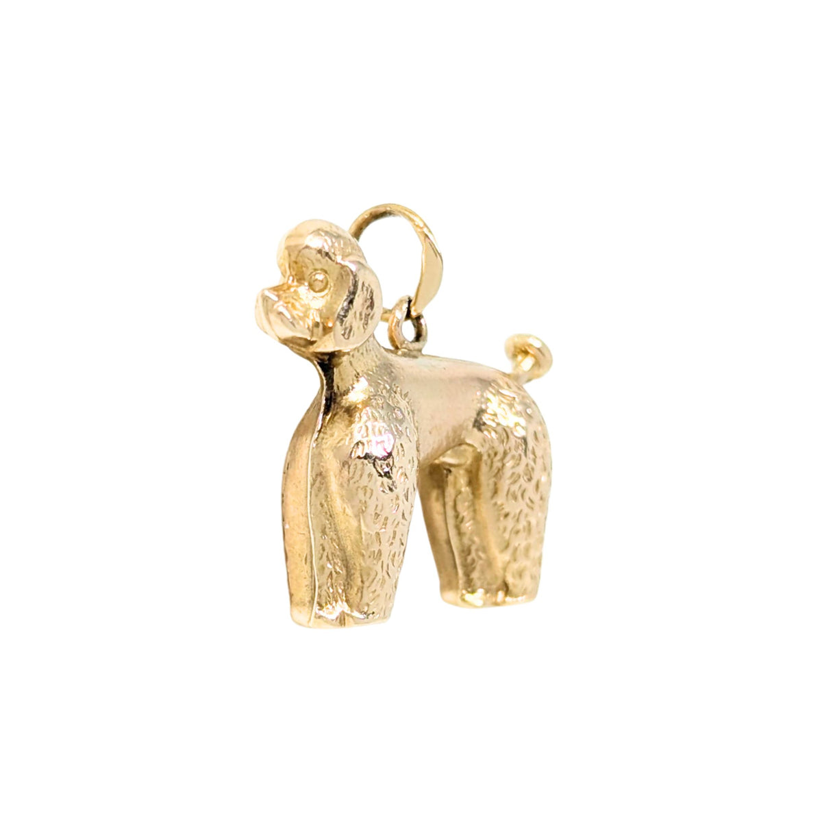 Vintage 14K Gold Poodle Charm
