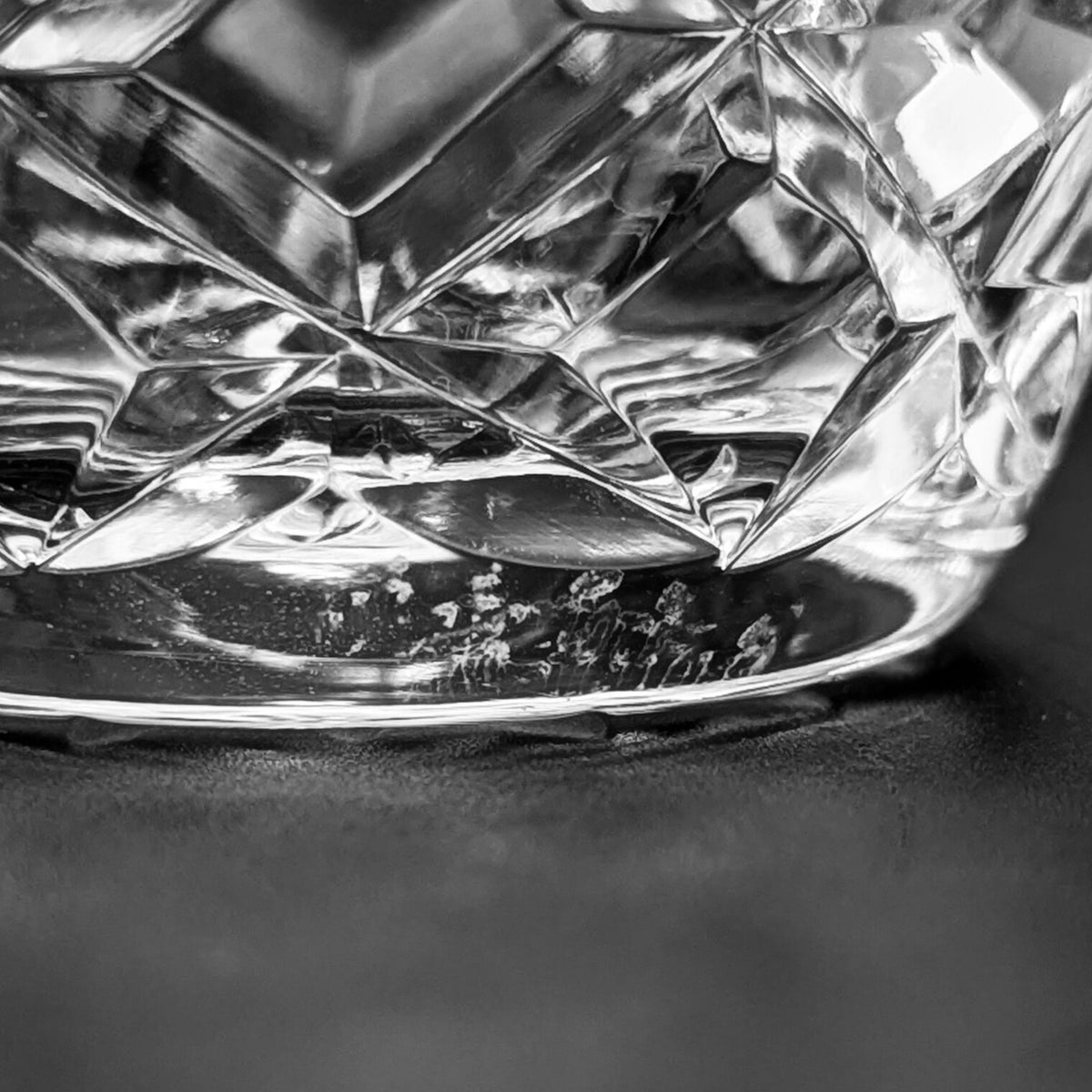 Waterford "Glandore" Crystal Pair of Vinegar Cruets w/ Stoppers