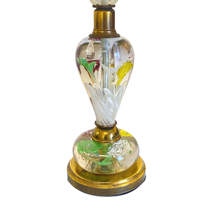 St. Clair Glass Paperweight Lamp