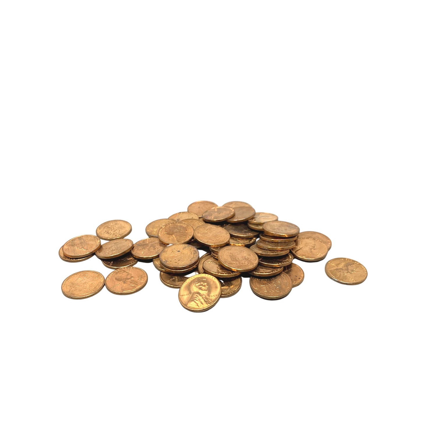 1954-S BU Roll of Lincoln Wheat Cents (50)