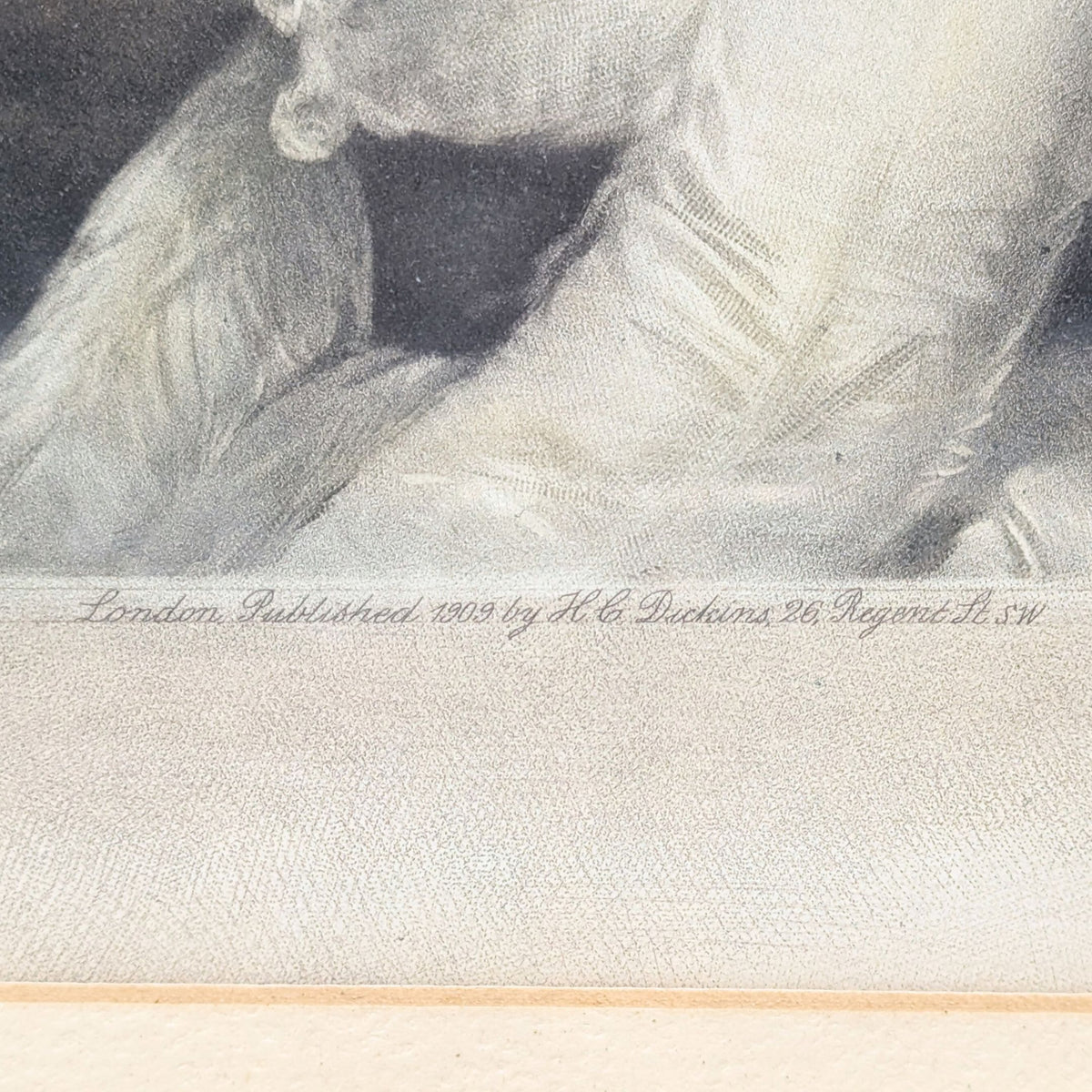 "Countess Spencer" Mezzotint by Elizabeth Gulland (15"x 12")