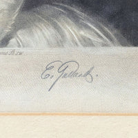 "Countess Spencer" Mezzotint by Elizabeth Gulland (15"x 12")