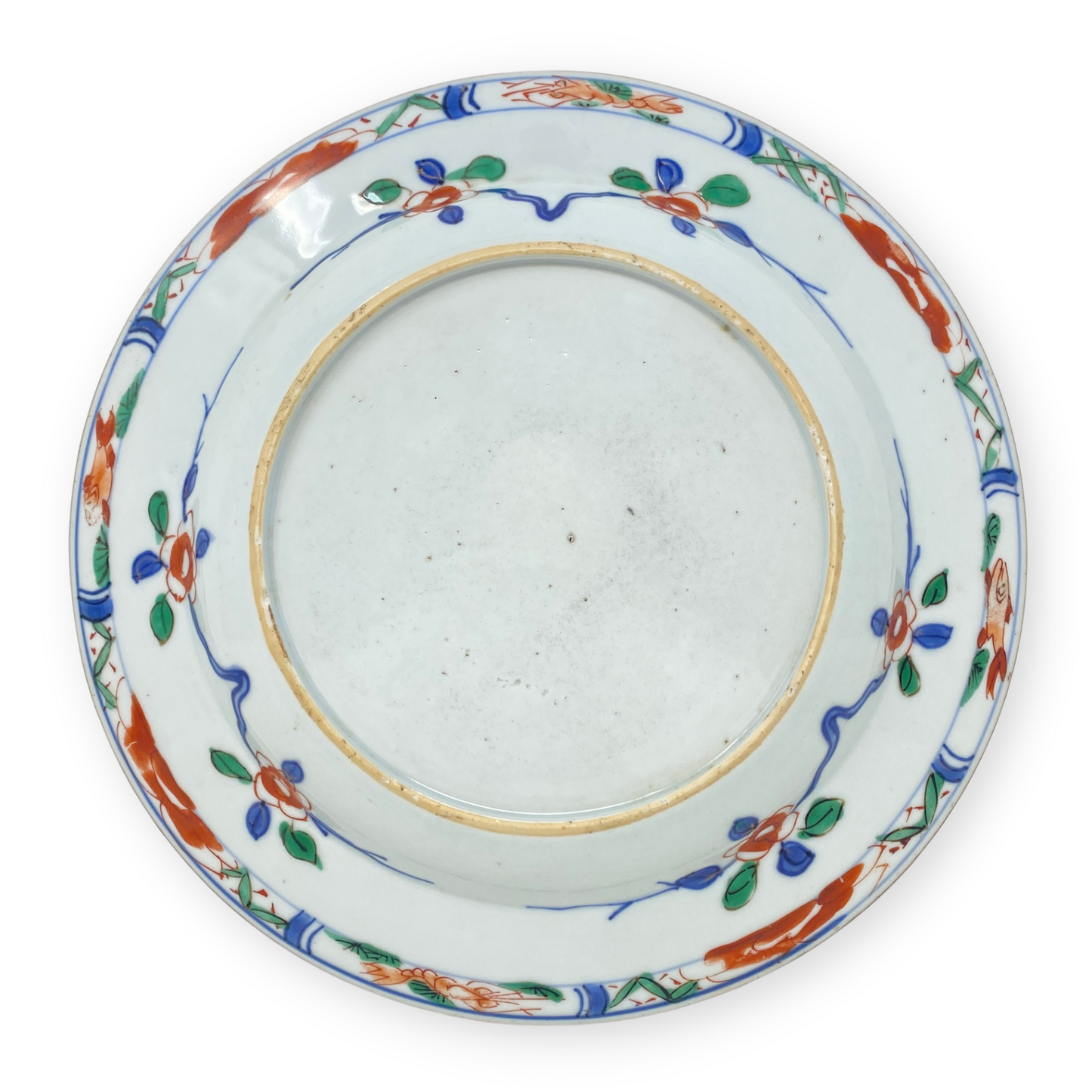 18th C. Chinese Kangxi Famille Verte 9" Plate