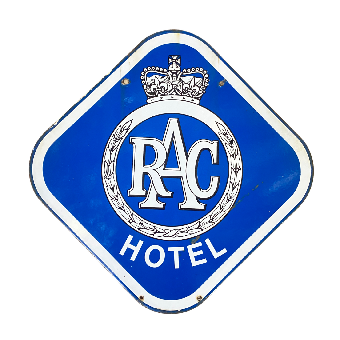 RAC Royal Automobile Club Hotel Porcelain Double Sided Sign
