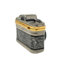 Limoges France Artoria "Beach Vacation Camera W/ Photo" Trinket Box