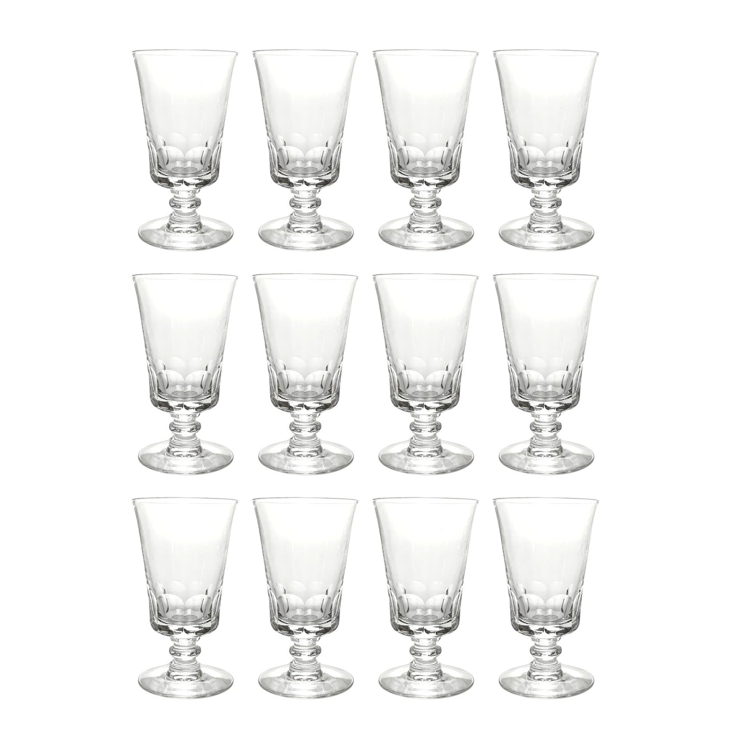 Fostoria "Dolly Madison" Crystal Juice Glasses (12)