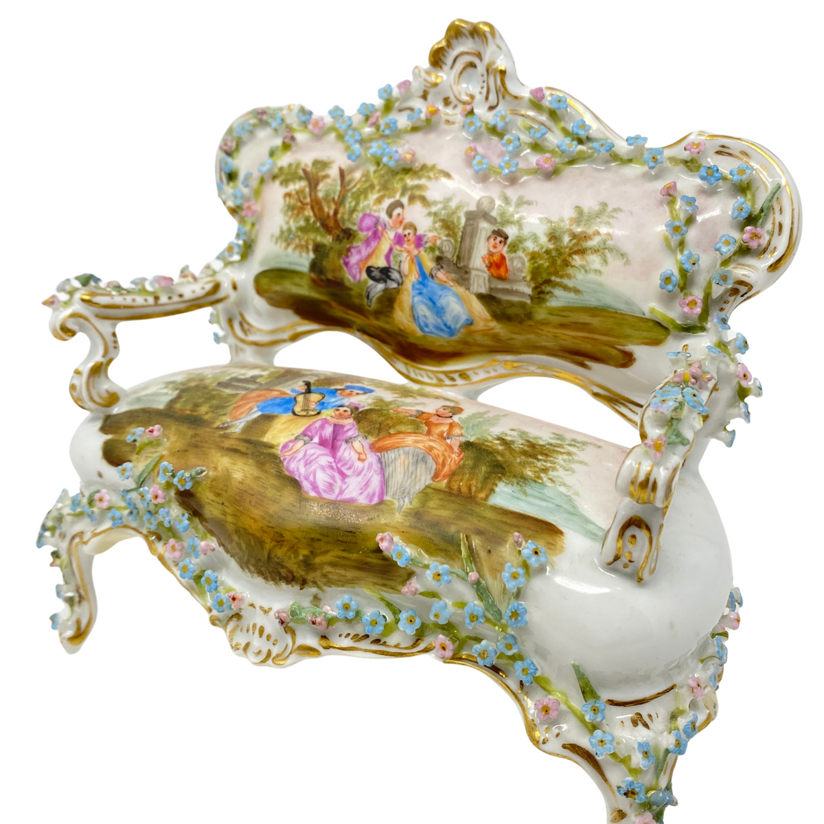 Dornheim, Koch, & Fischer (DKF) Antique Miniature Settee
