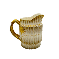 Willets New Jersey Antique Gold Bamboo Porcelain Creamer / Pitcher
