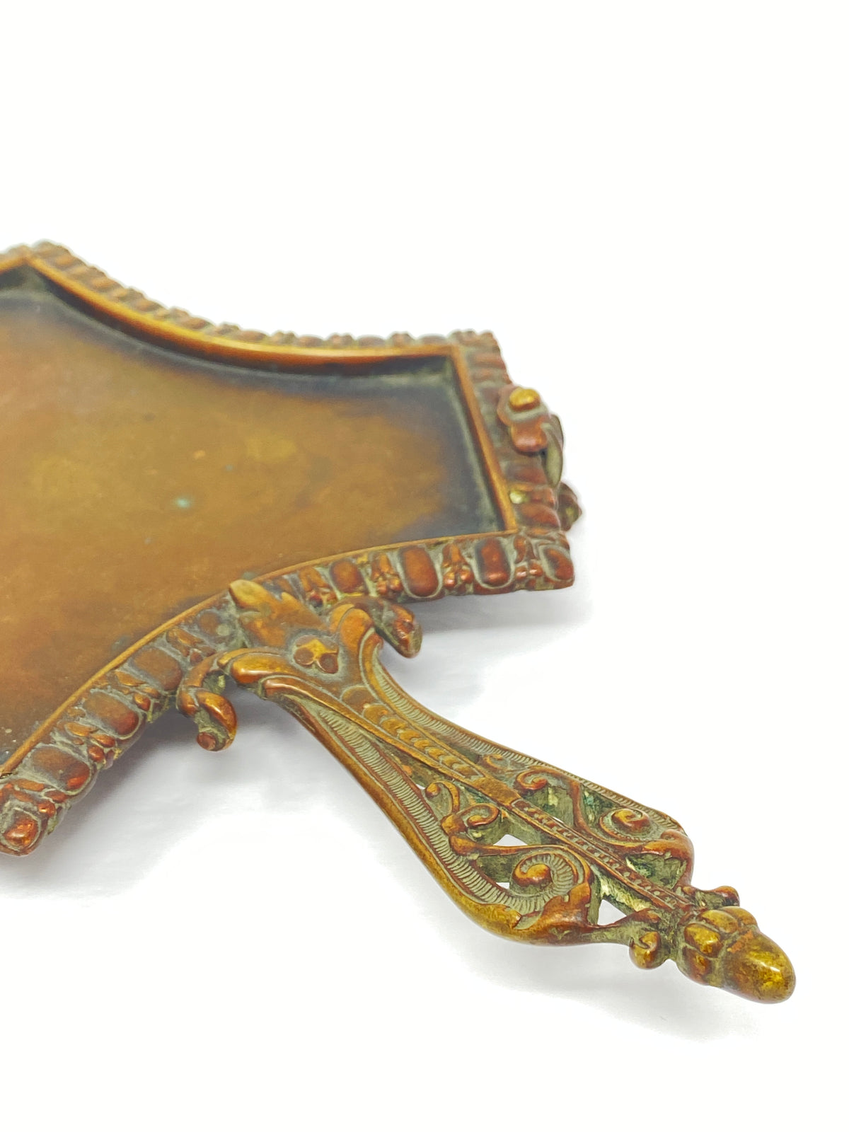 Antique Bronze Handled Trivet/Plateau