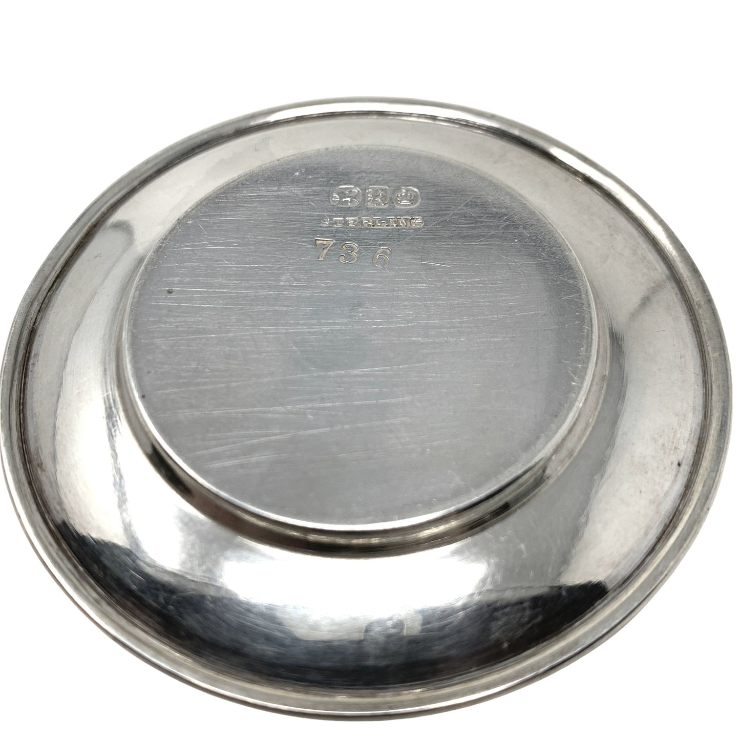 Sheffield/ Caldwell Antique "S" Monogrammed Sterling Butter Pats (12)