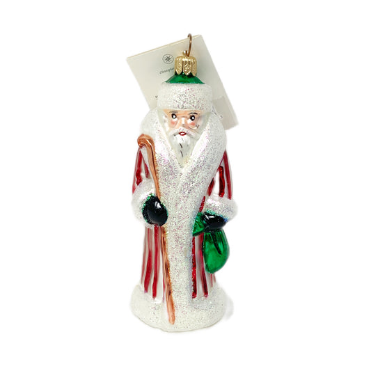 Christopher Radko 98-170-0 "Mini Russian Striped Santa Claus" Ornament