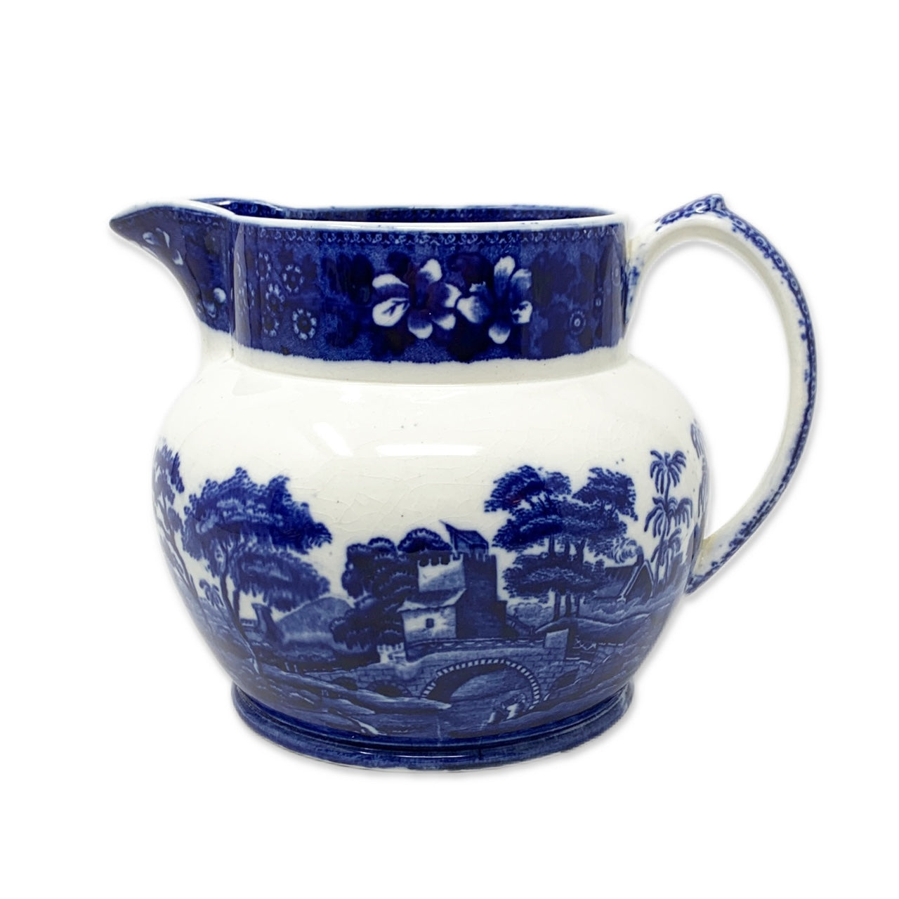 Antique Provence Side Spout Pitcher – Bleu d'Olive