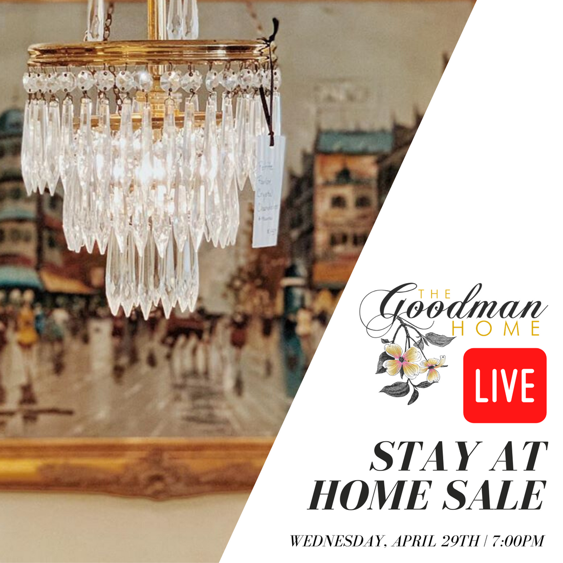Instagram & Facebook LIVE SALE - The Goodman Home