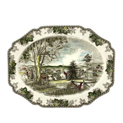 Johnson Brothers England The Friendly Village 20" Oval Platter