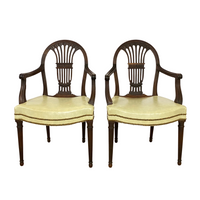 Restored Antique Handmade Louis XVI Style Dining Chairs (5)