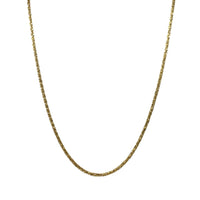 14K Gold 22" Israel Chain Necklace