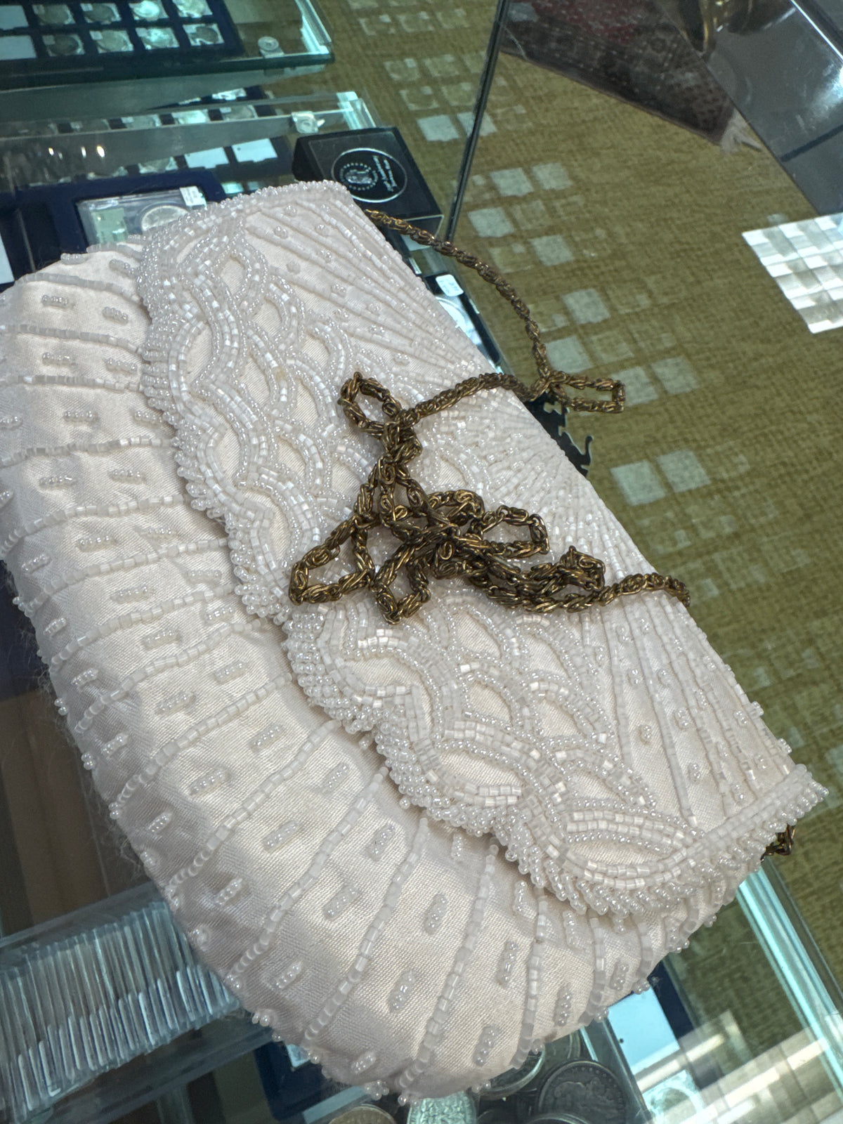 Vintage Beaded Clutch
