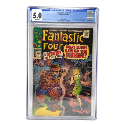 Marvel Comics 1967 Fantastic Four #66 CGC - 5.0