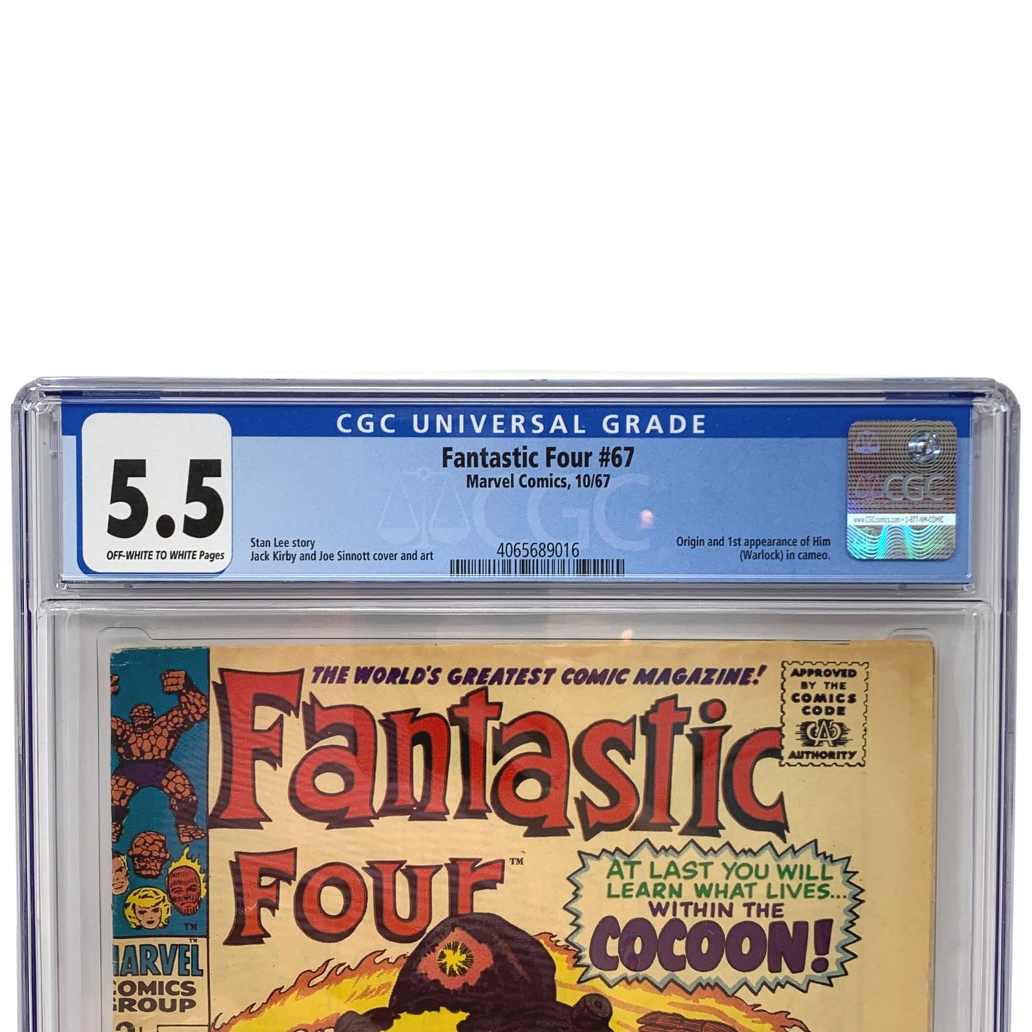 Marvel Comics 1967 Fantastic Four #67 CGC - 5.5