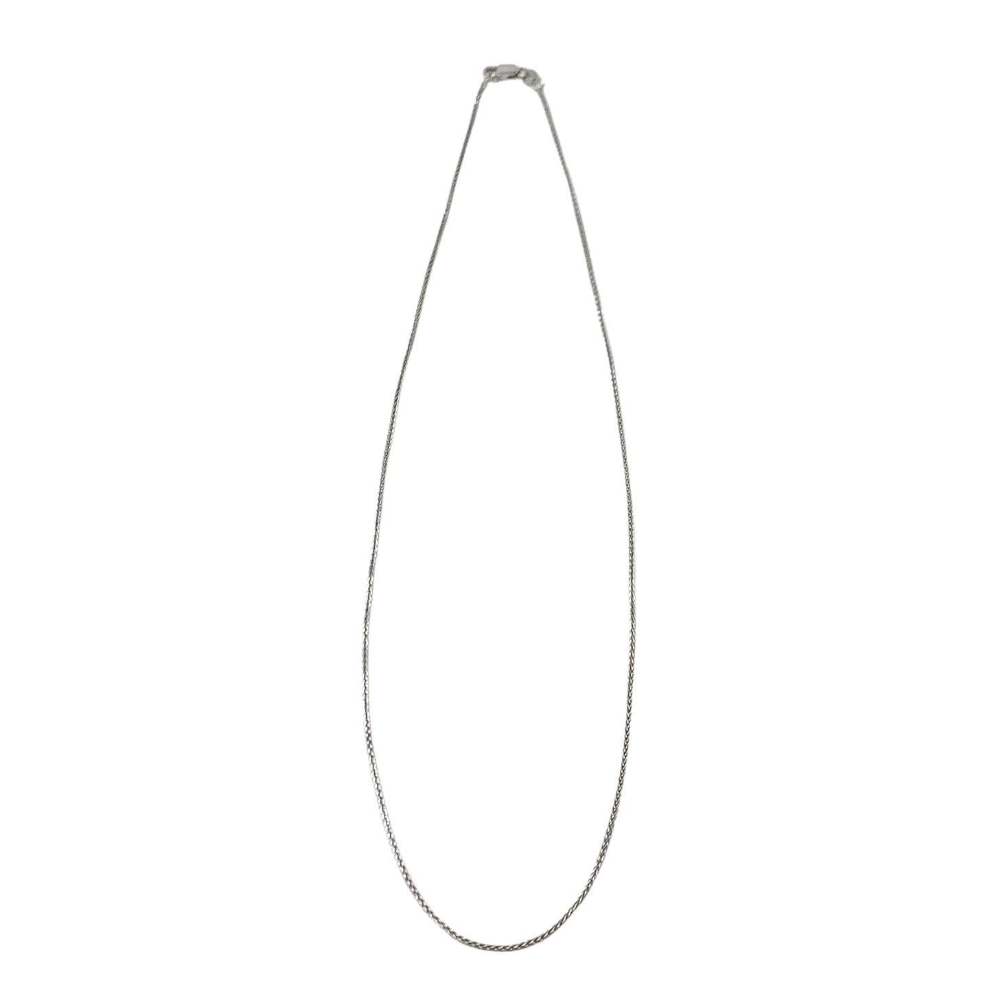 14K White Gold 16" Italian Gold Rope Necklace