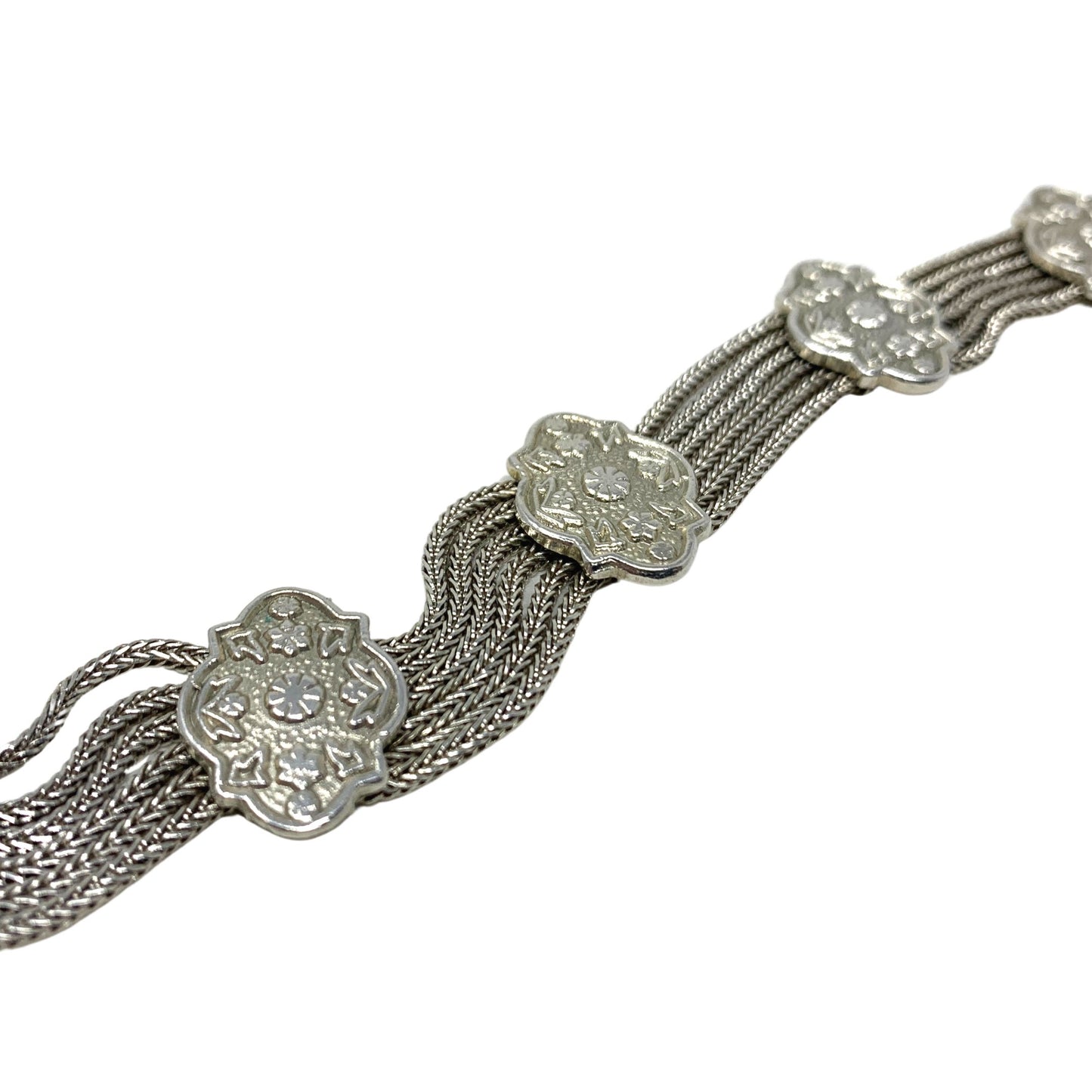 Sterling Six Chain Bracelet