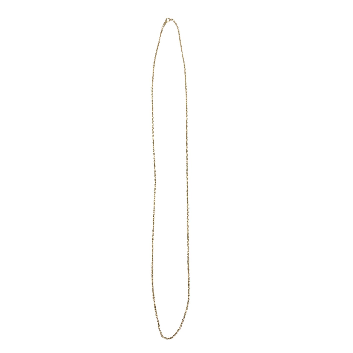 14K Gold 24" Multi Link Chain Necklace