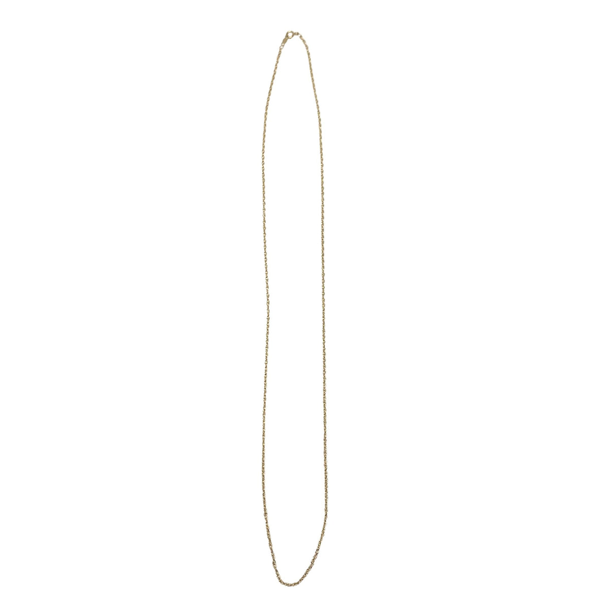 14K Gold 24" Multi Link Chain Necklace