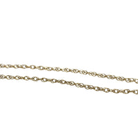 14K Gold 24" Multi Link Chain Necklace